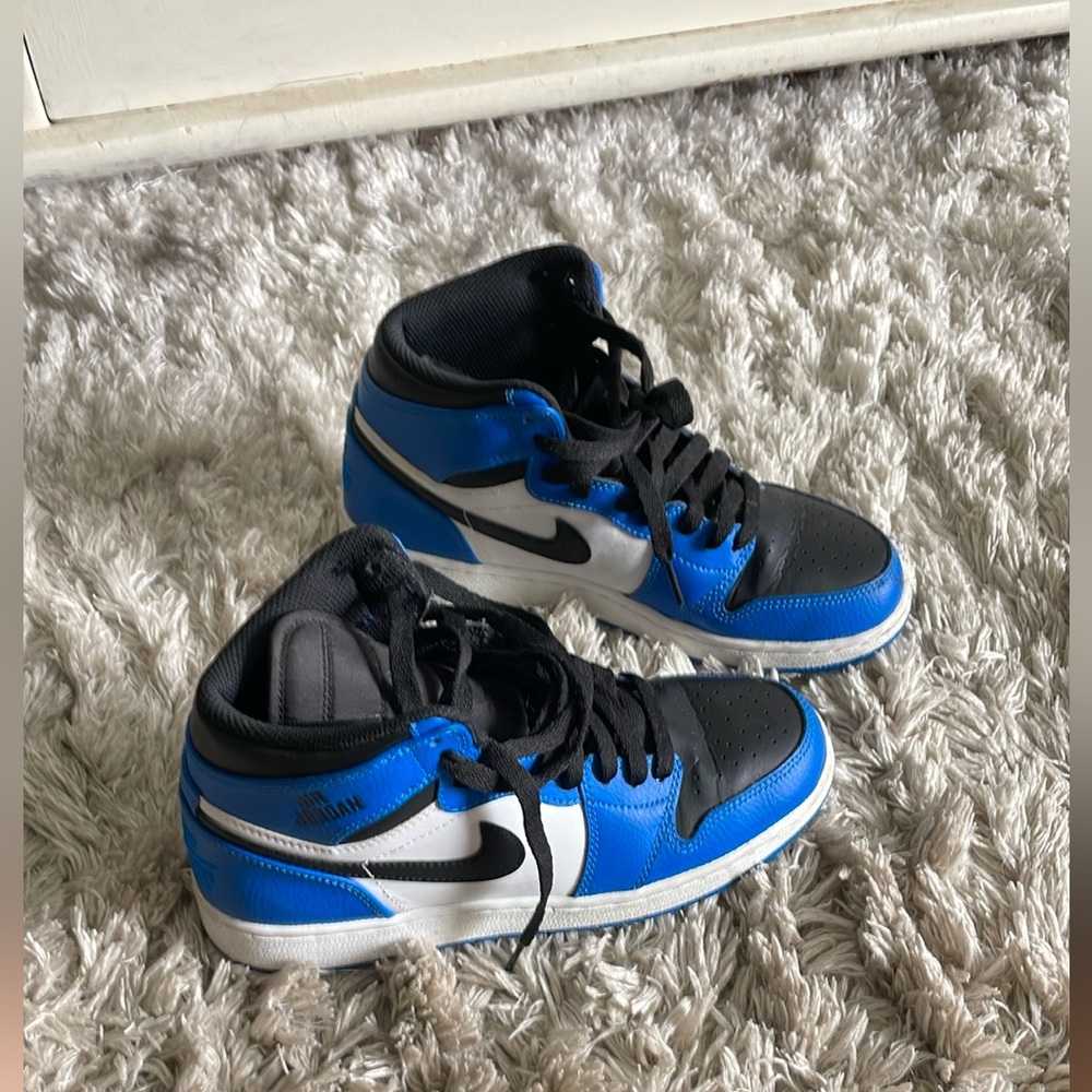 RARE 2016 Nike Air Jordan 1 Retro High OG GS SZ 5Y Soar Blue